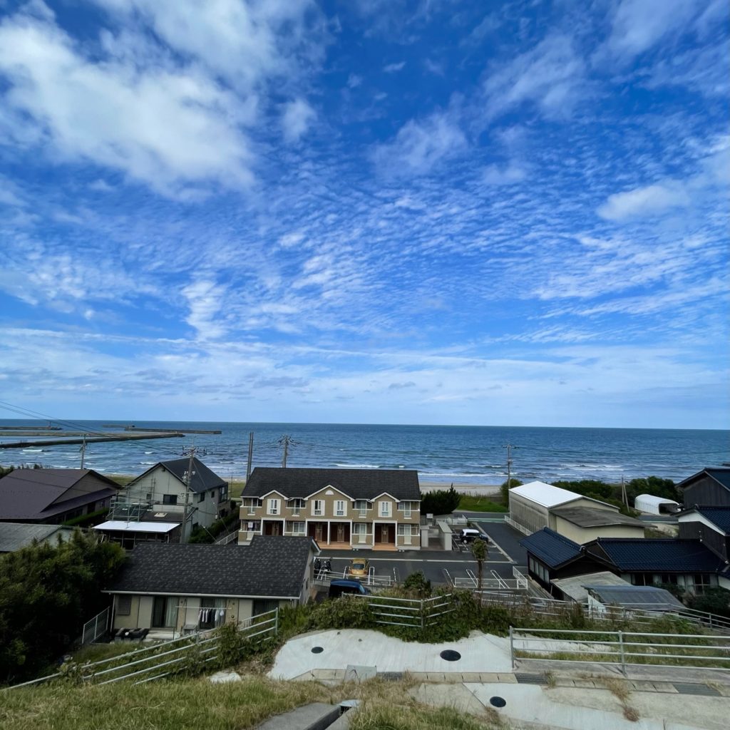 道の駅 ポート赤碕から見る日本海