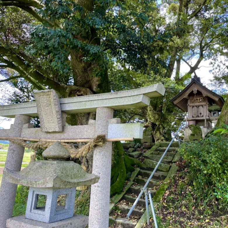 鳥取の小原神社(客神社)の鳥居
